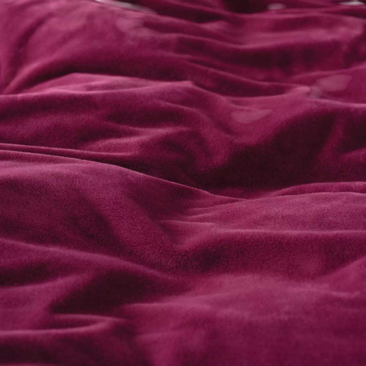 Slinky Fleece Berry duvet Set - Super King size