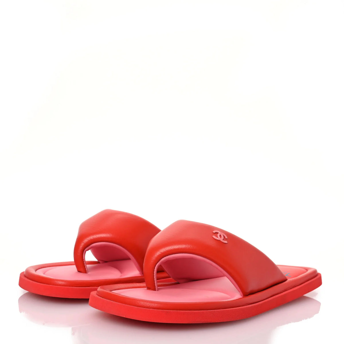 Lambskin Padded Slides