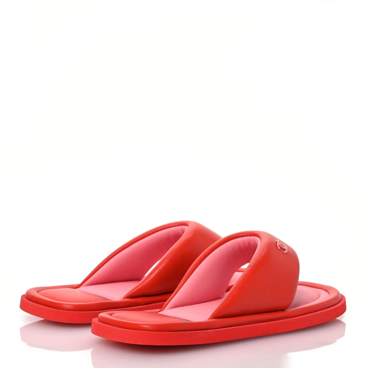 Lambskin Padded Slides