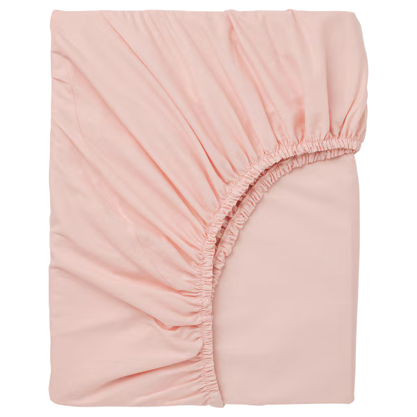 Fitted sheet, light pink,