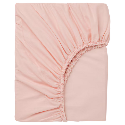 Fitted sheet, light pink,